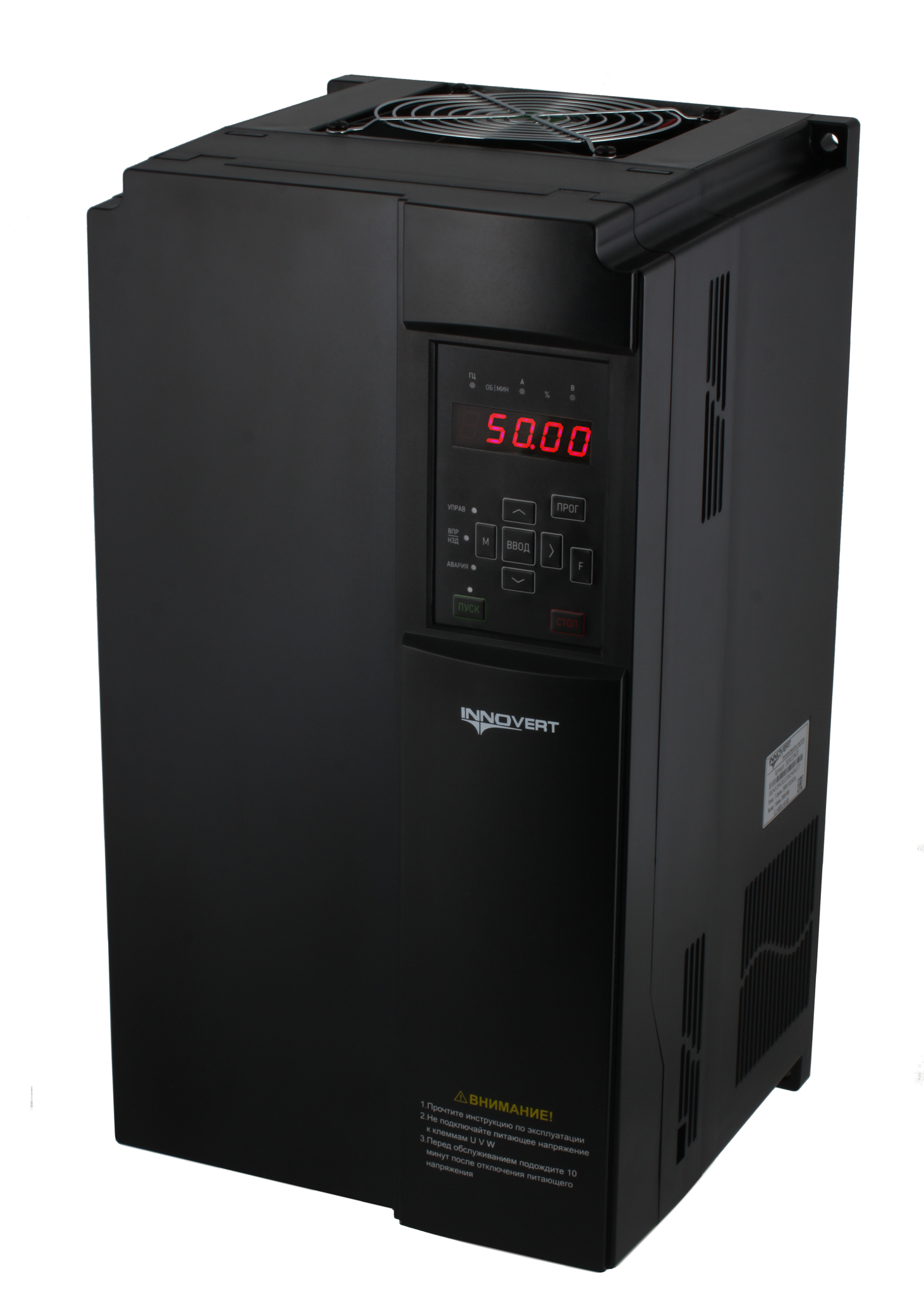 Преобразователь частоты INNOVERT IBD373P43E (37кВтx380 В), выходной ток 75 А