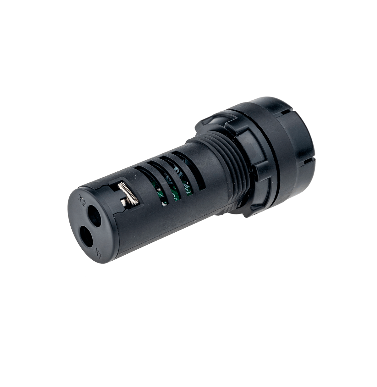 Зуммер, 80дБ, черный, 220V AС, IP40, пластик